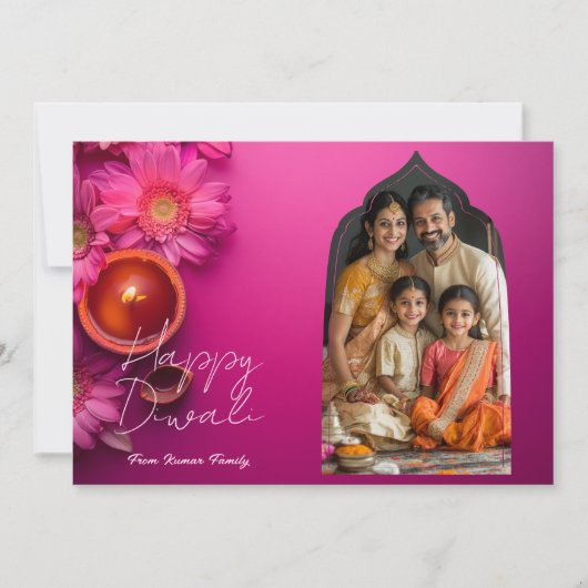 Met Foto & aangepaste tekst Radiance & Roots kaart (Voorkant)