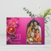 Met Foto & aangepaste tekst Radiance & Roots kaart (Staand voorkant)