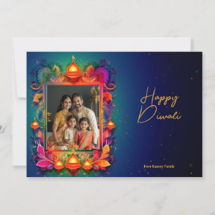 Met Foto, aangepaste tekst Radiant Diwali Wensen