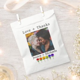 🌈💍 Met foto Bloei Samen Bedankzakje