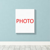 met foto canvas afdruk (Insitu (Houten vloer))