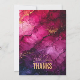 Met foto Celestial Elegance Marble Symphony Bedankkaart