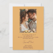 Met foto Celestial Elegance Marble Symphony Bedankkaart (Achterkant)