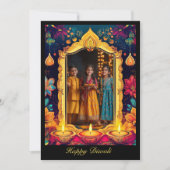 Met foto Diwali Night Glow (Voorkant)