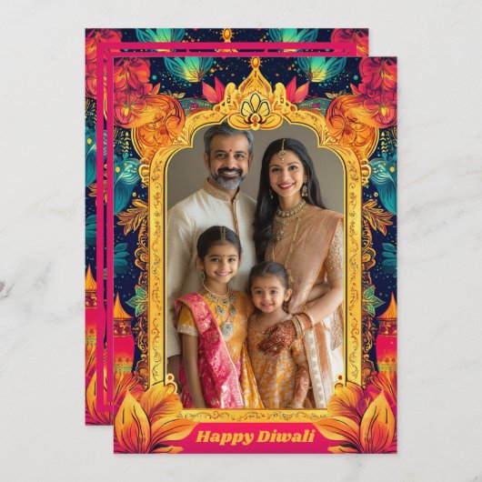 Met foto Diwali Splendor (Voorkant / Achterkant)