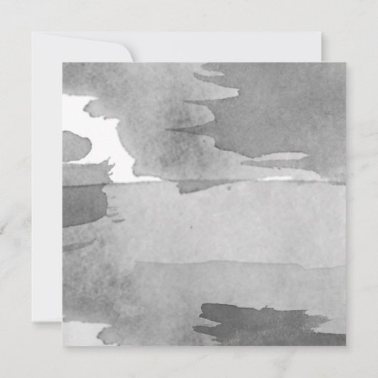 Met Foto Elegant Minimalistische Viering van het L Kaart (Achterkant)