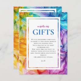 Met foto GIFT kaart Eetherische Bloom