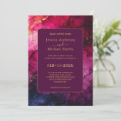 Met foto hemelse elegantie De Marmeren Symfonie Kaart (Staand voorkant)