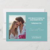 Met foto Hibiscus Serenade Paradise Save The Date (Achterkant)