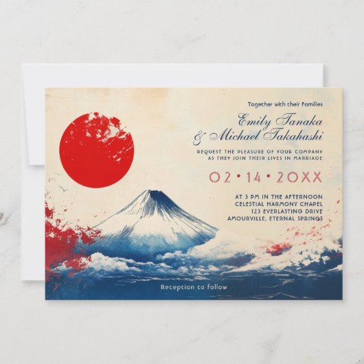 Met foto Japonesque Harmony met Fuji Kaart (Voorkant)