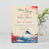 Met foto Japonesque Harmony met Fuji Save The Date (Staand voorkant)