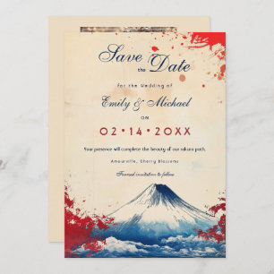 Met foto Japonesque Harmony met Fuji Save The Date
