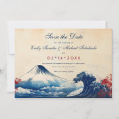 Met foto Japonesque Harmony met Fuji Save The Date (Voorkant)