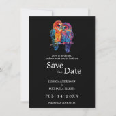🌈 met foto LGBTQ Eeuwige Eenheid bruiloft Save The Date (Voorkant)