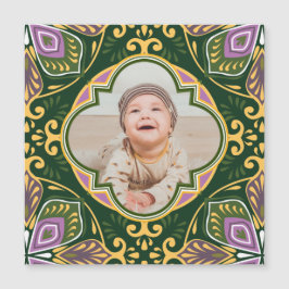 Met foto Olive en lavender Azulejos magnetisch