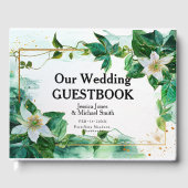 💍Met foto Passiflora Serenity Gastenboek (Voorkant)