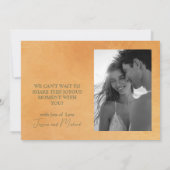 🌹 met foto Roos Romance: Art Nouveau pracht Save The Date (Achterkant)