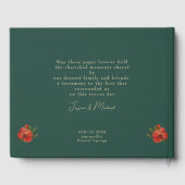 🌹 Met foto Roos Romance: Art Nouveau Splendor Gastenboek (Achterkant)