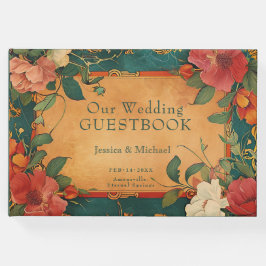 🌹 Met foto Roos Romance: Art Nouveau Splendor Gastenboek