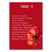 Met foto Scarlet Petal Elegance Kaart (Achterkant)