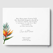 Met foto Vogels van Paradise Bliss Gastenboek (Achterkant)