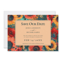 Met foto🌻Zonnebloem en Poppy Reverie