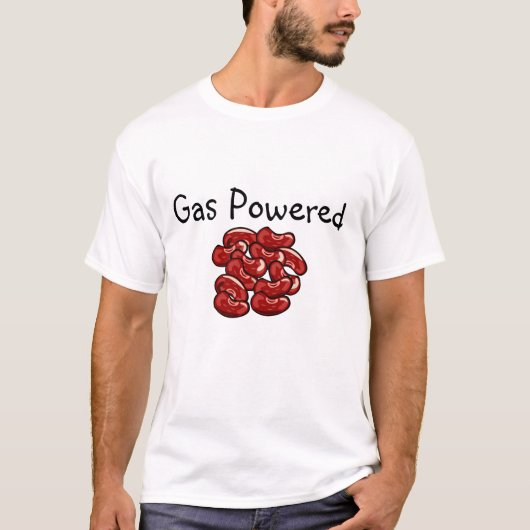 Met gas aangedreven bonen maken je een T-shirt (Voorkant)