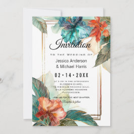 Met gedicht aan de achterkant Hibiscus Serenade Pa Kaart