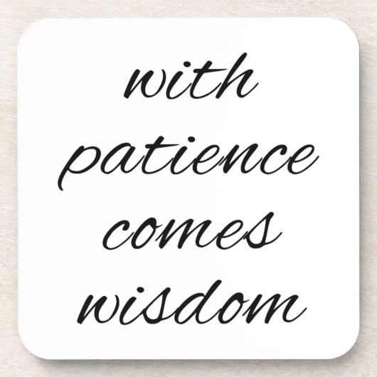 Met geduldig, hard plastic Onderzetter (Voorkant)