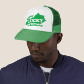 met geluk op kentucky2 trucker pet (In situ)