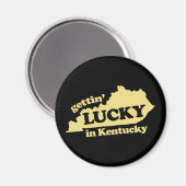 met geluk op kentucky magneet (Voorkant / Achterkant)