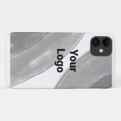 met gewone blauwe paarse zwarte bladeren kunt u de Case-Mate iPhone case (Achterkant (horizontaal))