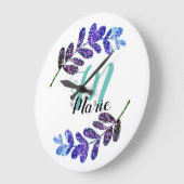 met gewone blauwe paarse zwarte bladeren kunt u de grote klok (Hoek)