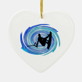 MET GLASY-OMSTANDIGHEDEN KERAMISCH ORNAMENT