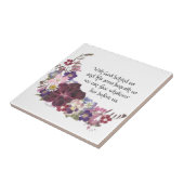 Met God achter ons... Tegeltje (Zijkant)