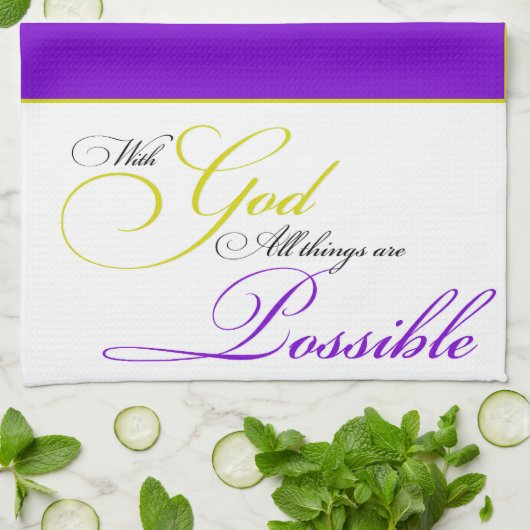 Met God Handdoek (Gevouwen)