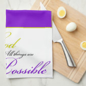 Met God Handdoek (Quarter Fold)