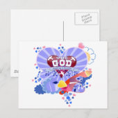 Met God Hart Briefkaart (Voorkant / Achterkant)