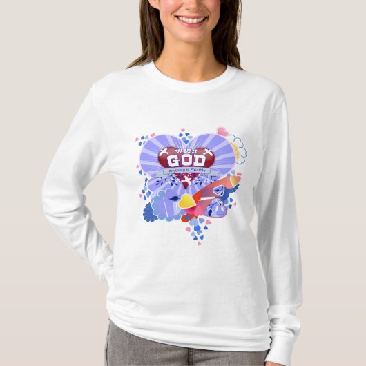 Met God Hart T-shirt (Voorkant)