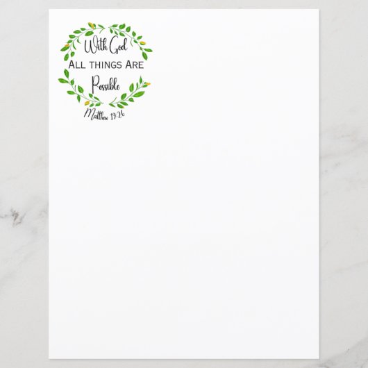 Met God is alles mogelijk (Voorkant)