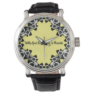 Met God is alles mogelijk Bijbelcitaten Horloge