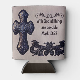 Met God is alles mogelijk Blikjeskoeler