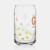 Met God is alles mogelijk Blikvorm Glas (Voorkant)