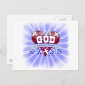 Met God is alles mogelijk Briefkaart (Voorkant / Achterkant)