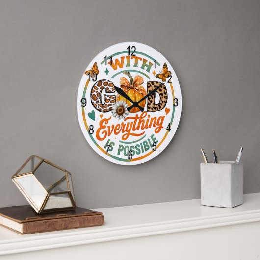 Met God is alles mogelijk Grote Klok (Kantoor)