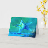 Met God is alles mogelijk Kaart (Gele Bloem)