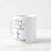 Met God is alles mogelijk Koffiemok (Voorkant links)