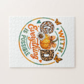 Met God is alles mogelijk Legpuzzel (Horizontaal)