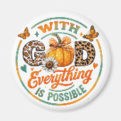 Met God is alles mogelijk Magneet (Voorkant)