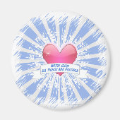 Met God is alles mogelijk Magneet (Voorkant)